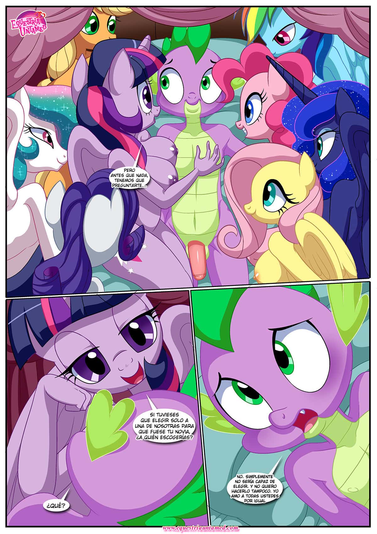 Palcomix La Fantasia Definitiva de Spike O El harem del Rey Dragon 01 84