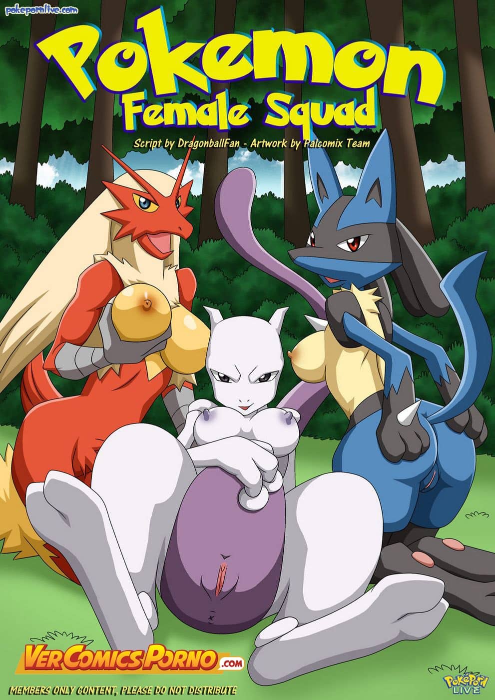 Palcomix Pokemon Female Squad 1