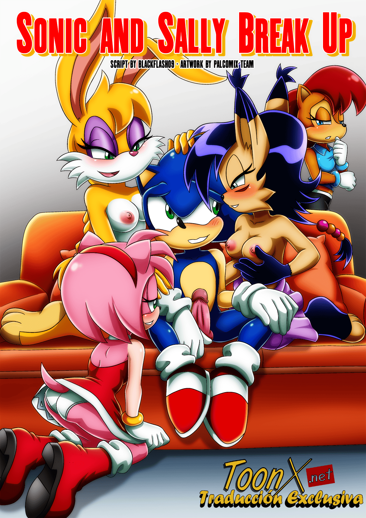 Palcomix Sonic and Sally Break Up 00