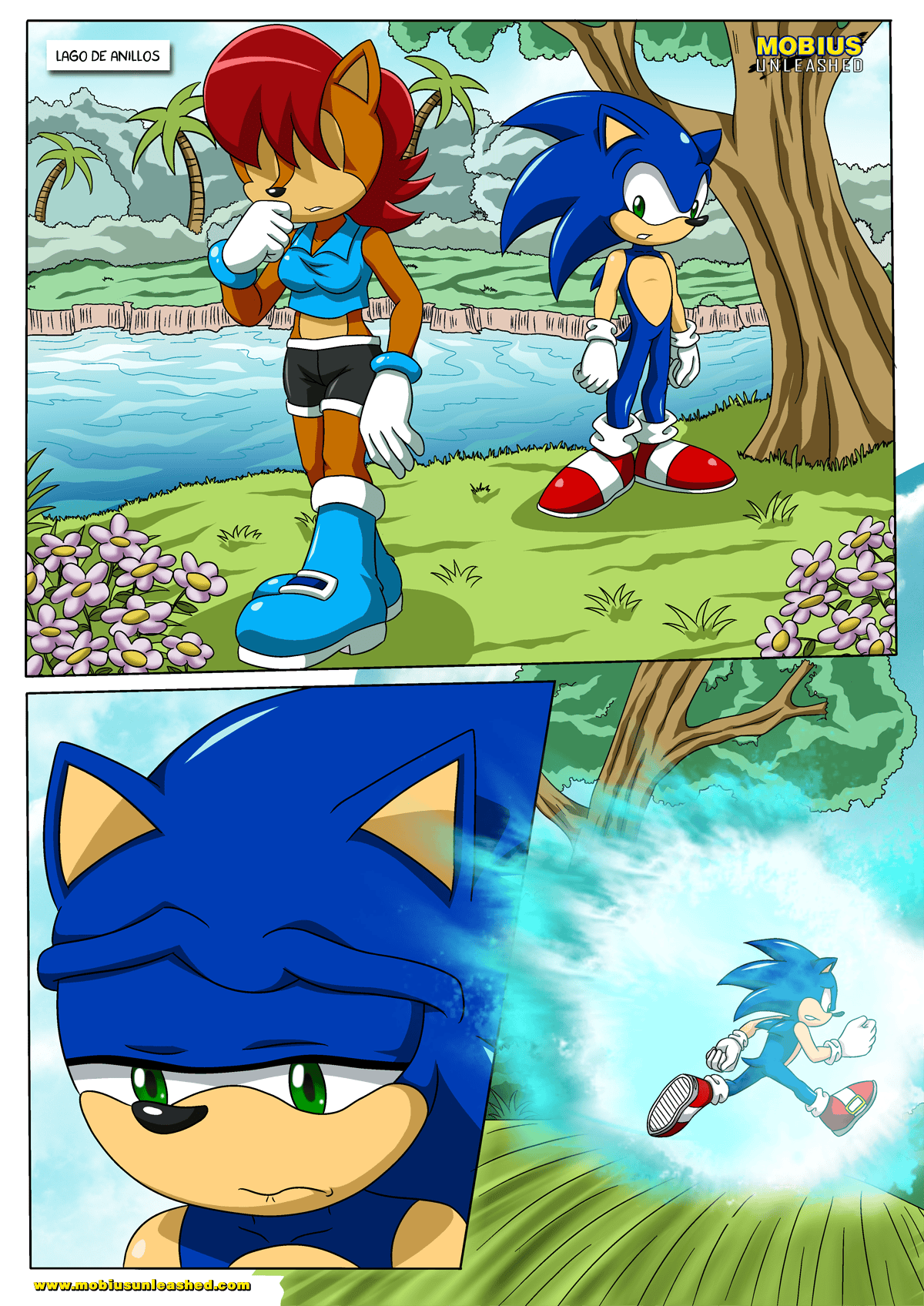 Palcomix Sonic and Sally Break Up 01