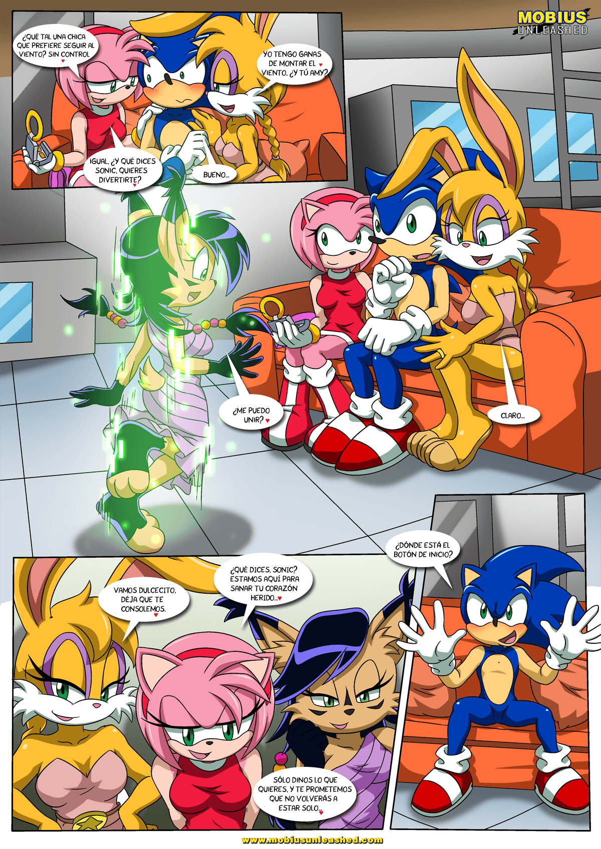 Palcomix Sonic and Sally Break Up 05
