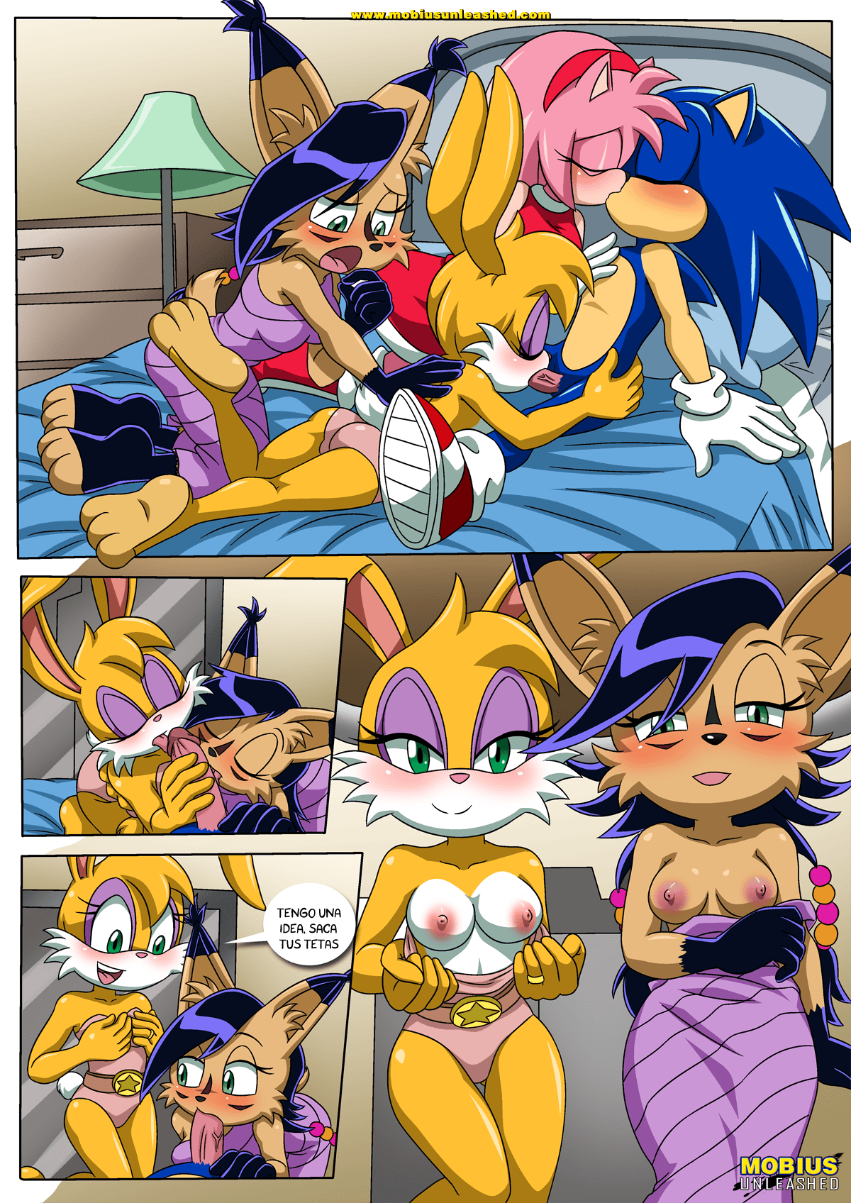 Palcomix Sonic and Sally Break Up 06