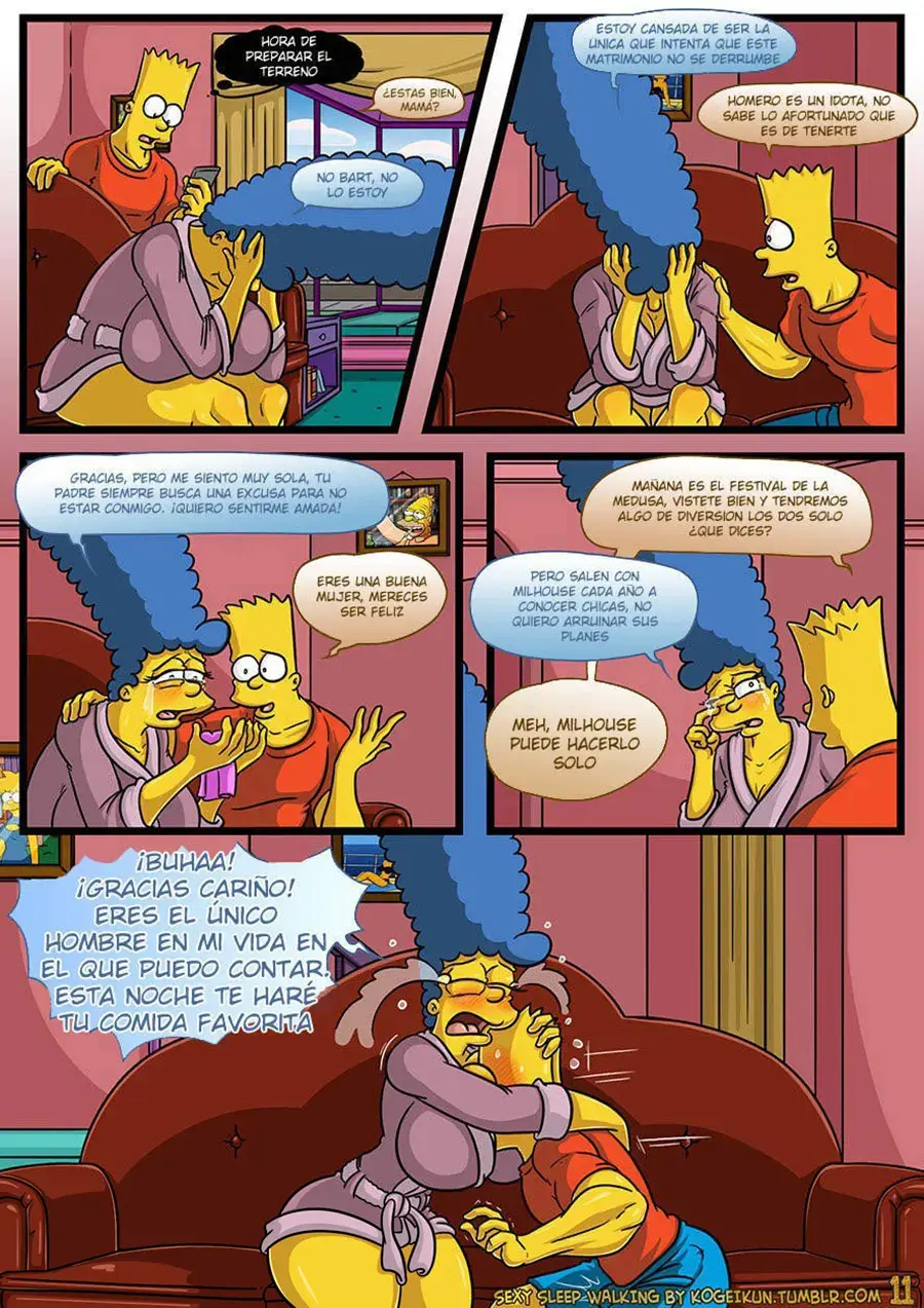 La fantasía sexy de Bart 43 sexy sleep walking 12