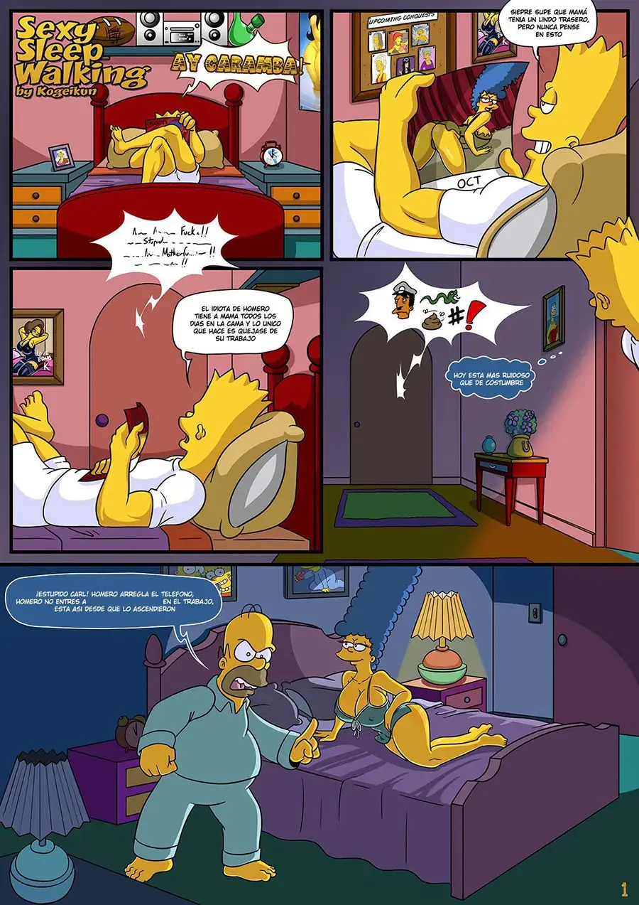 La fantasía sexy de Bart 33 sexy sleep walking 2