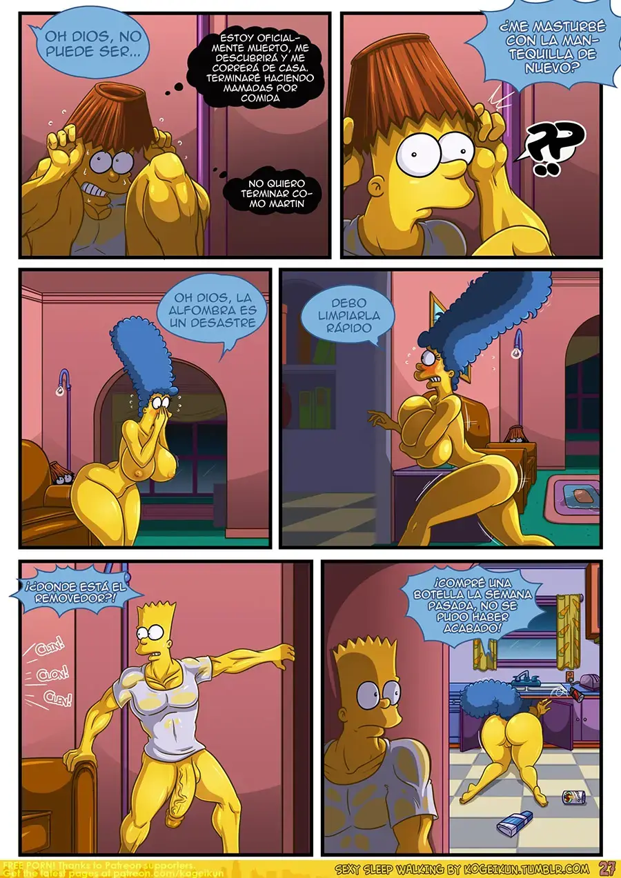 La fantasía sexy de Bart 59 sexy sleep walking 28