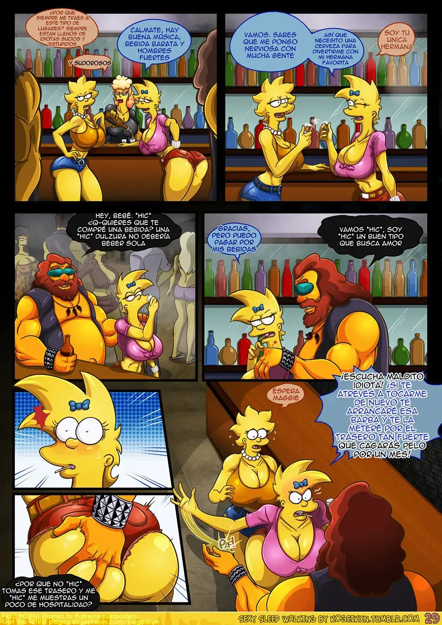 La fantasía sexy de Bart 61 sexy sleep walking 30