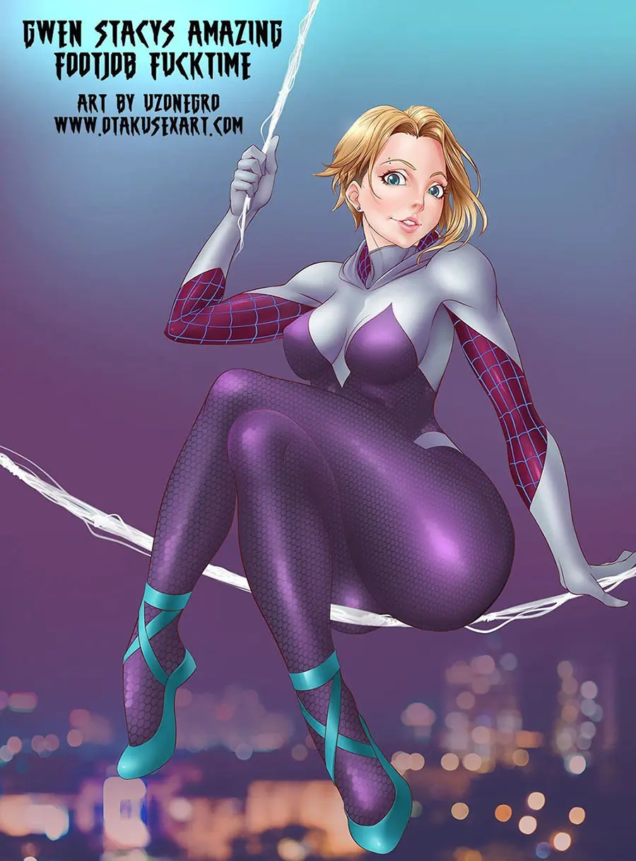 Gwen Stacys Amazing Footjob Fucktime Uzonegro