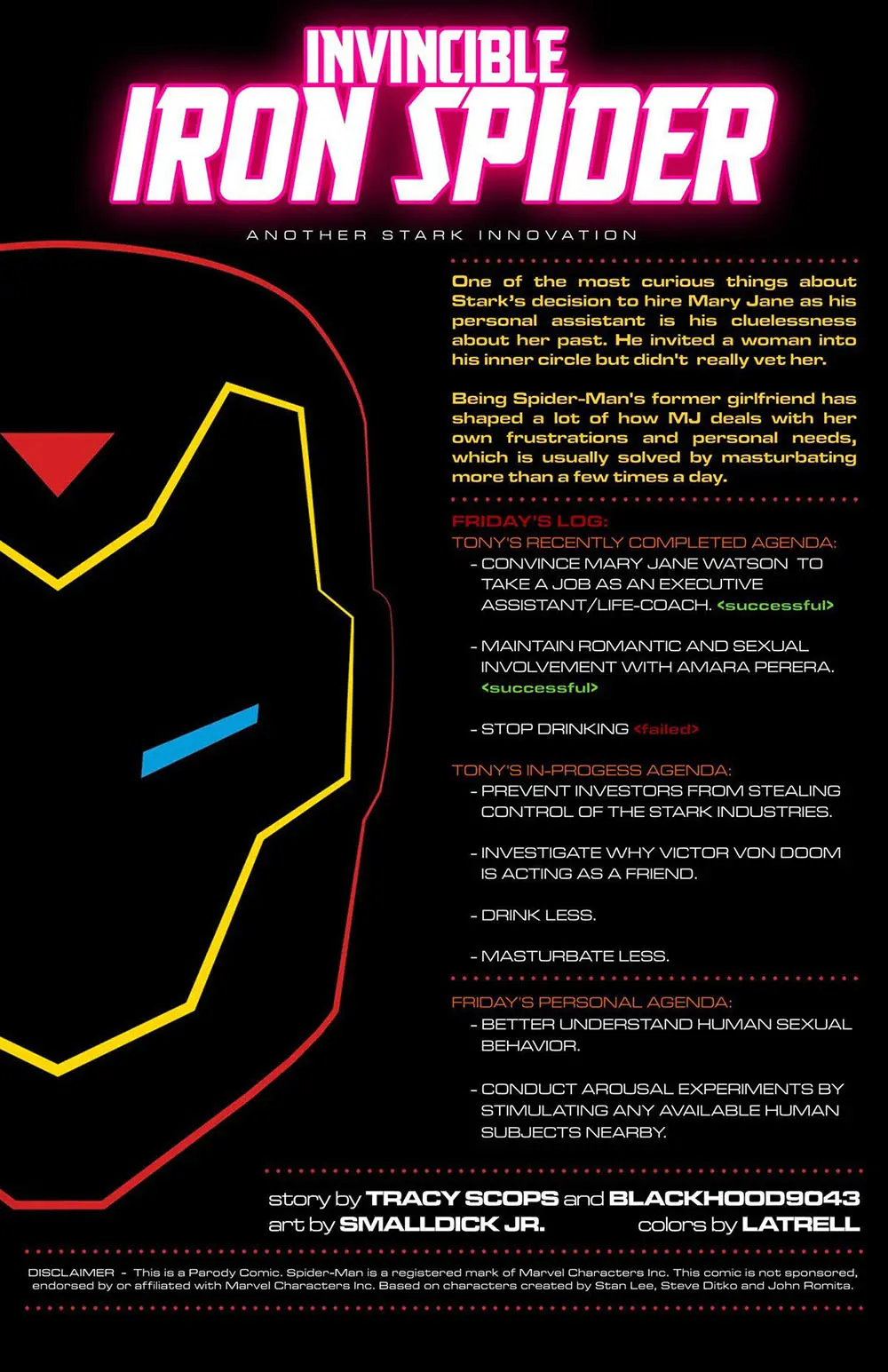 Invincible IRON SPIDER Tracy Scops 1