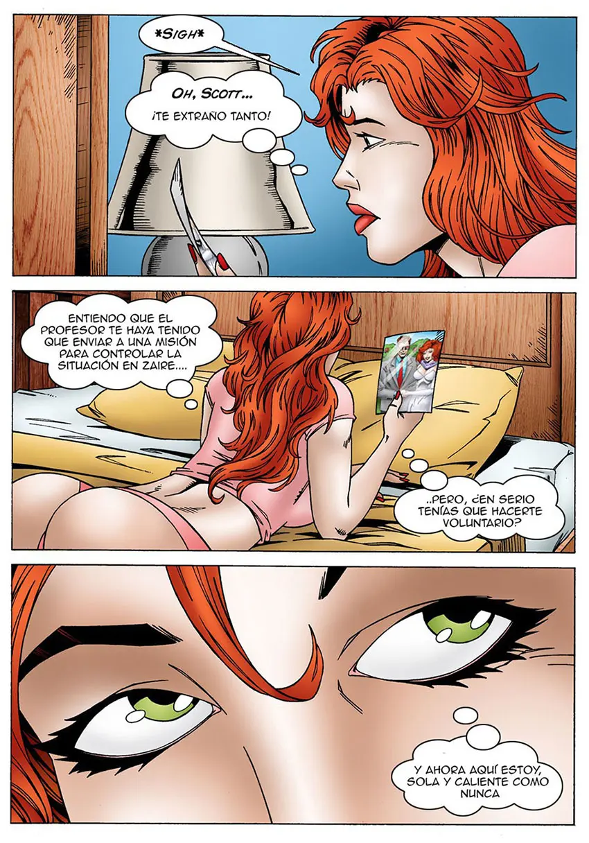 JEAN GREY cheats on Scott Summers by FUCKING LOGAN Leandro 1
