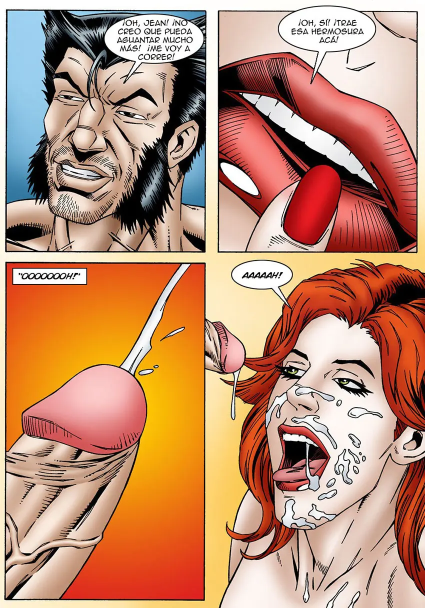 JEAN GREY cheats on Scott Summers by FUCKING LOGAN Leandro 21