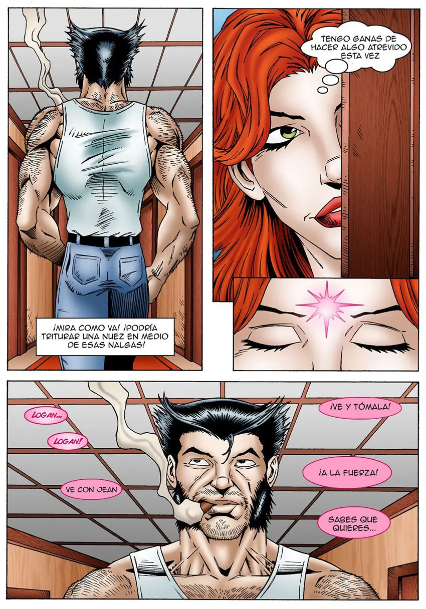JEAN GREY cheats on Scott Summers by FUCKING LOGAN Leandro 5