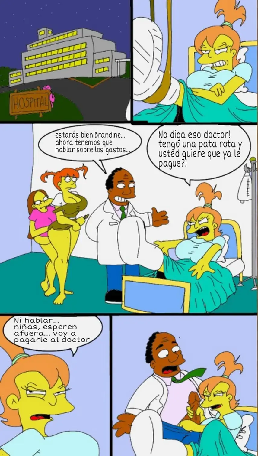 Las Spucklers visita hospitalaria 4