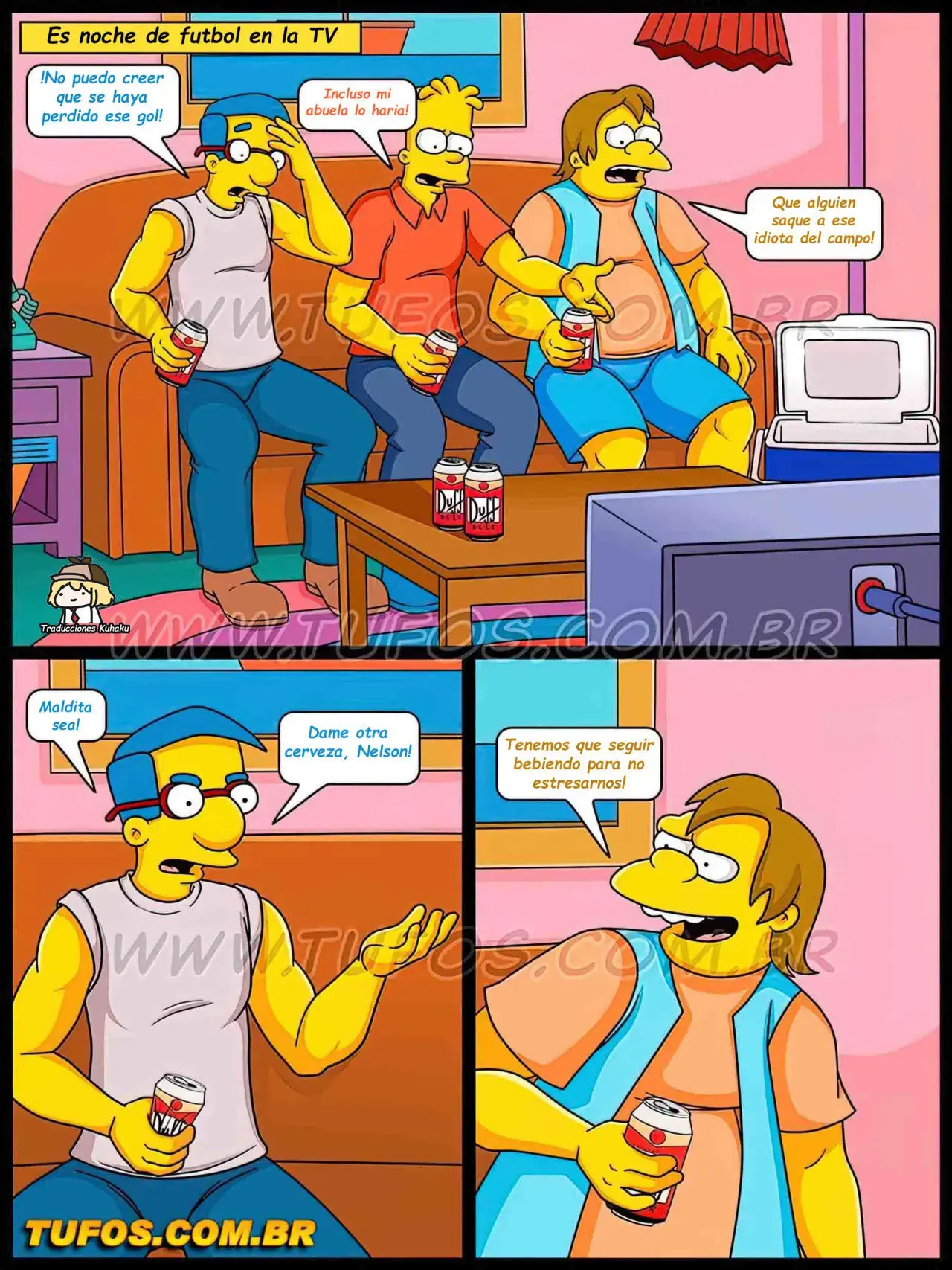 Los Simpsons noche de sexo y futbol2