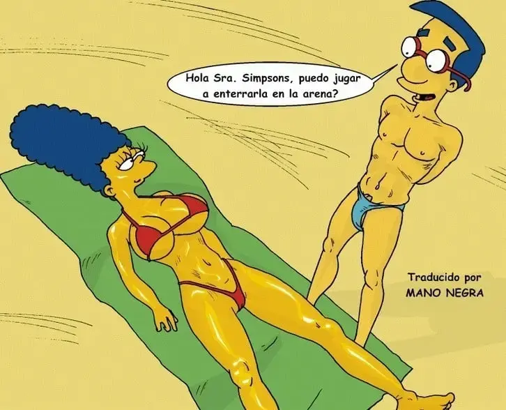 Marge En La Playa Comic Hentai