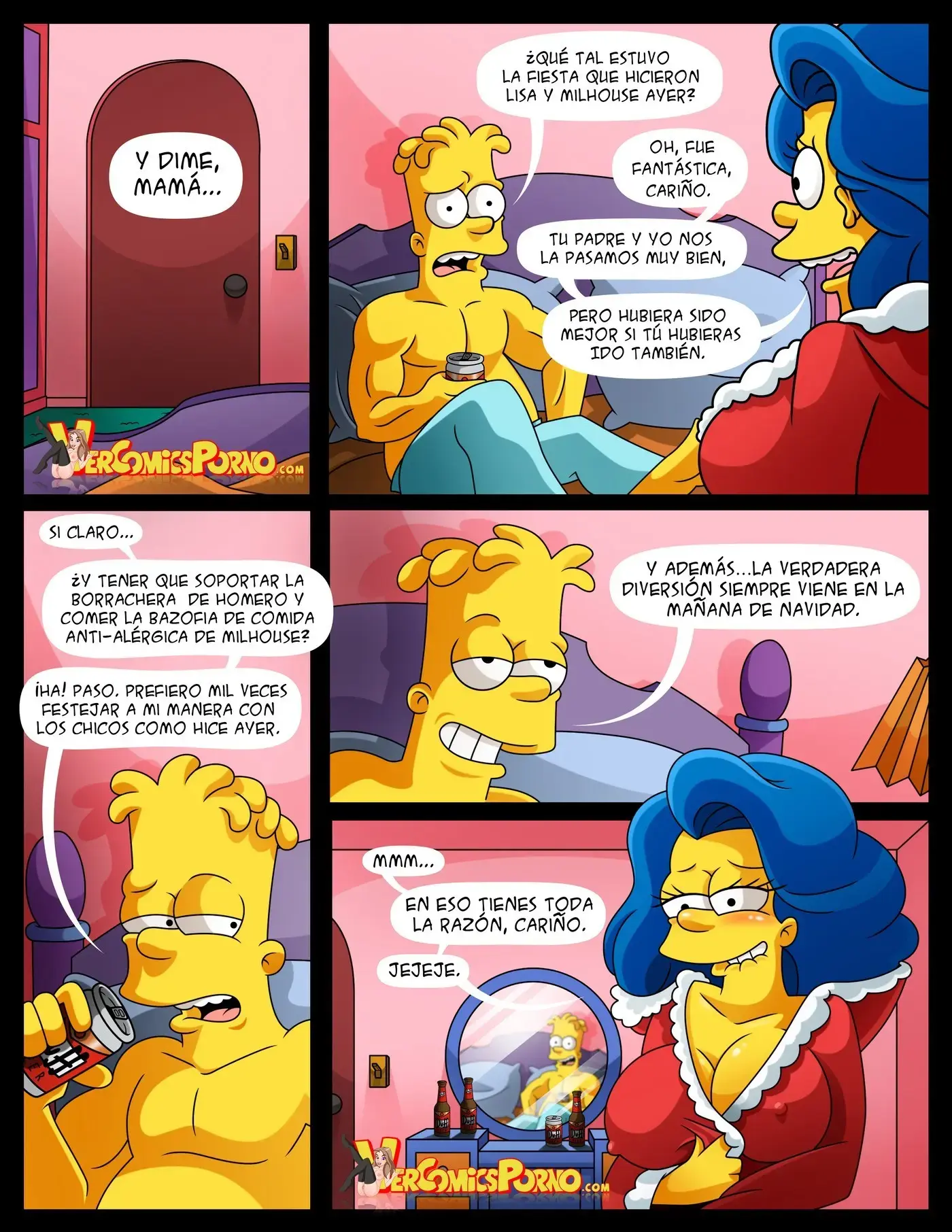 Simpsons Blanca y Lechosa Navidad Especial Navidad 2