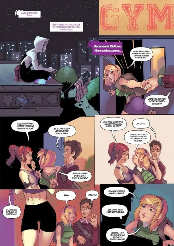 Spider Gwen Comic Porno 2