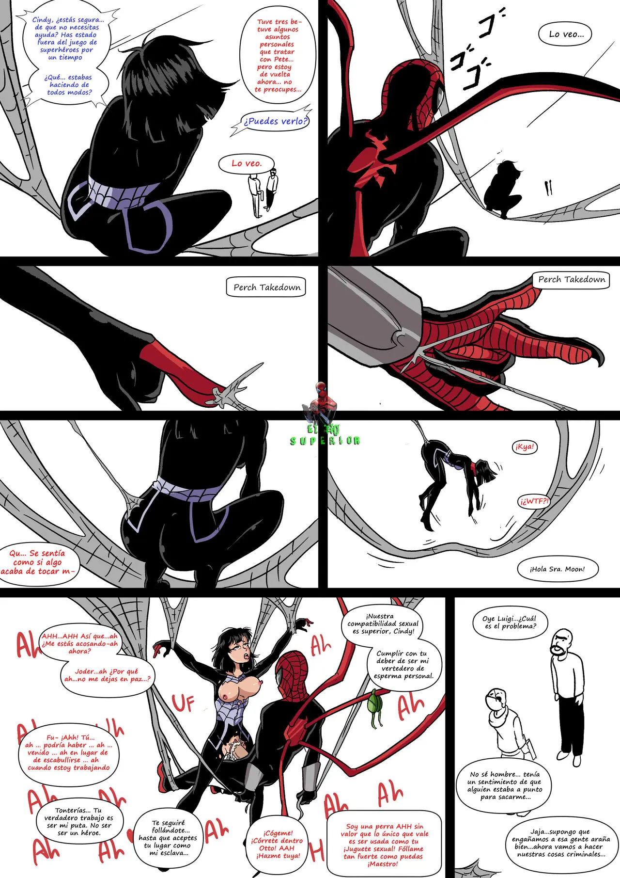 Superior SPIDER MAN FUCKS the MARVEL Girls 4