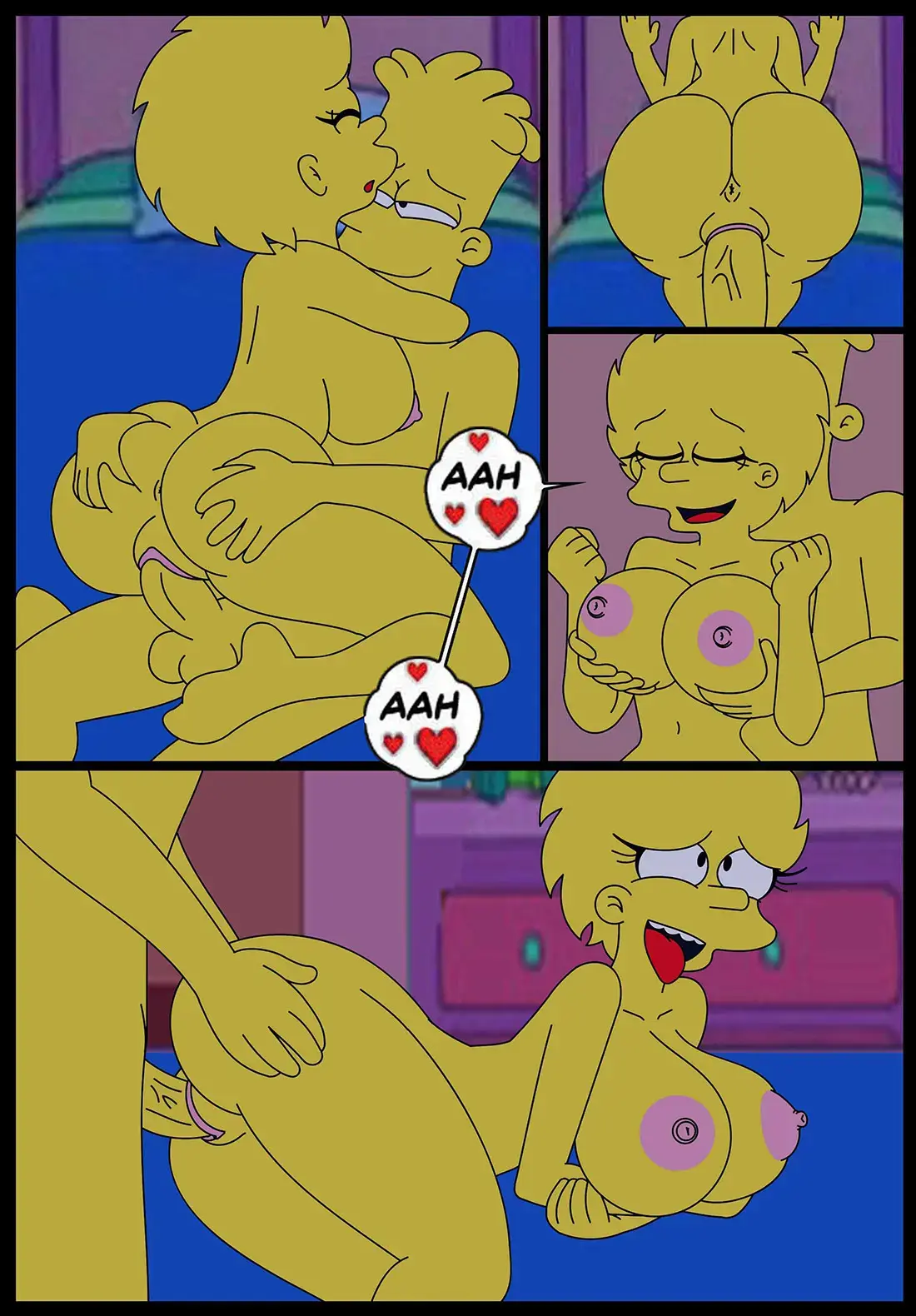 el video xxx de marge y homero 11