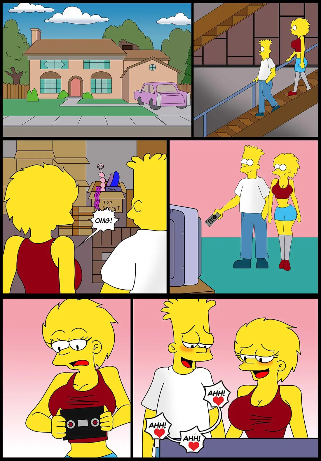el video xxx de marge y homero 2