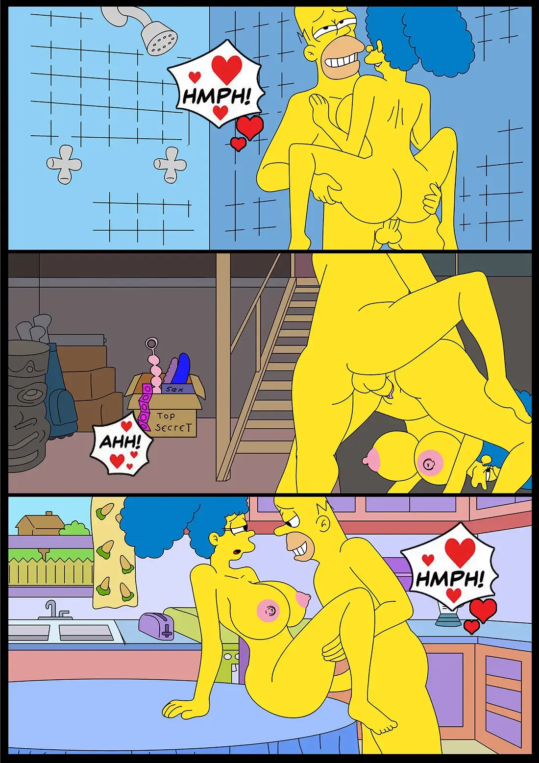 el video xxx de marge y homero 4