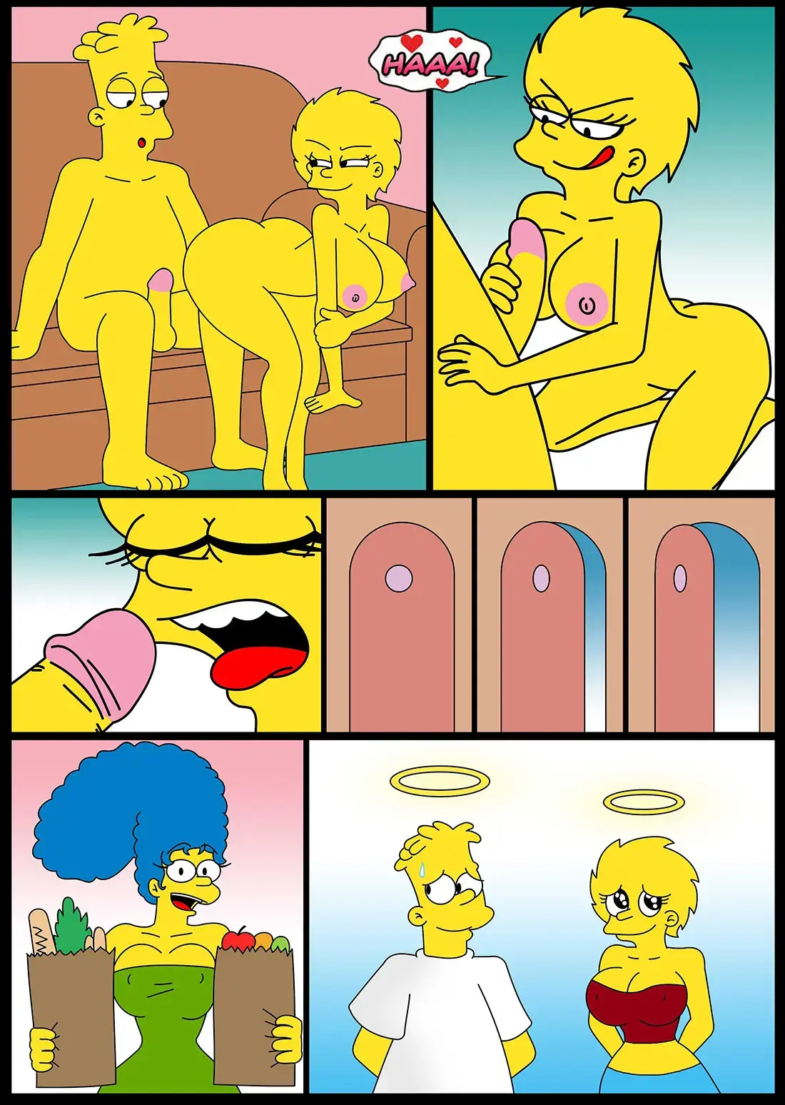 el video xxx de marge y homero 6