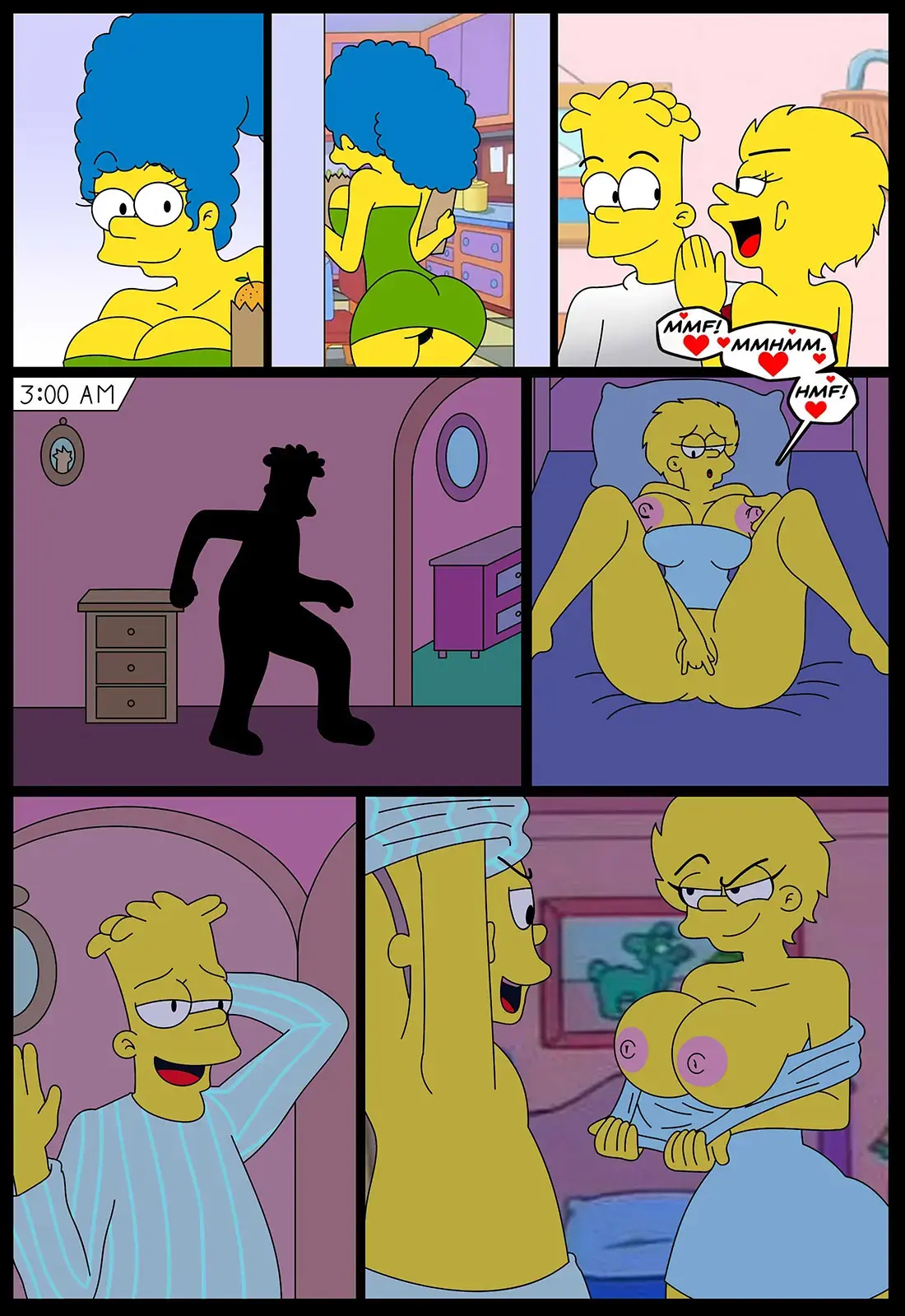 el video xxx de marge y homero 7