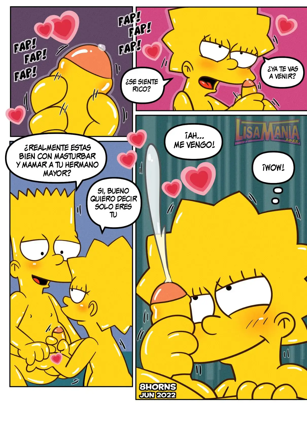 Lisamania: Baño Con Bart 32 eso no es justo verdad 11