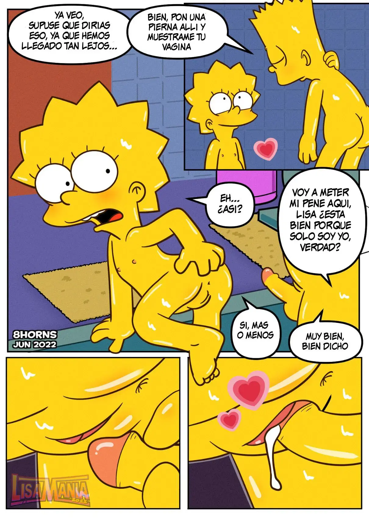 Lisamania: Baño Con Bart 33 eso no es justo verdad 12
