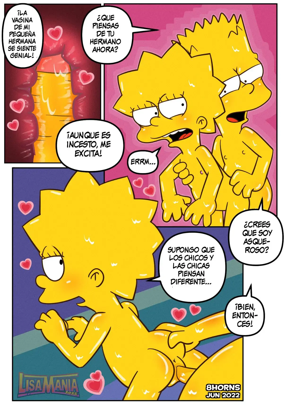 Lisamania: Baño Con Bart 35 eso no es justo verdad 14