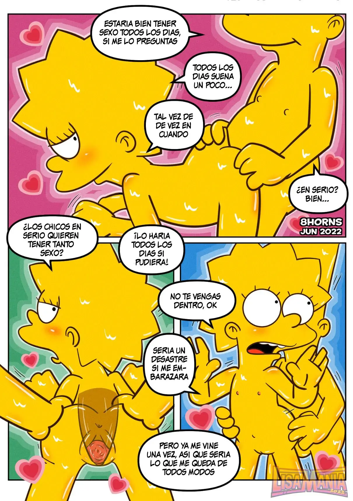 Lisamania: Baño Con Bart 36 eso no es justo verdad 15