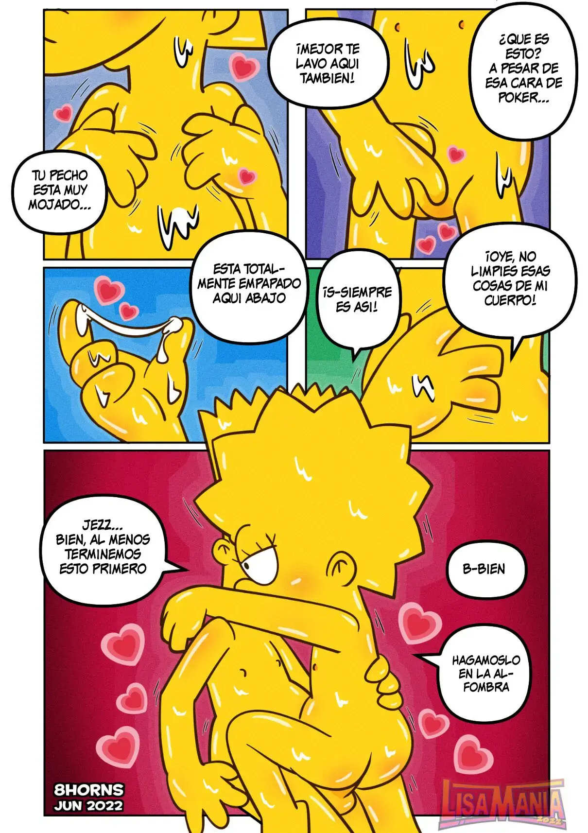 Lisamania: Baño Con Bart 38 eso no es justo verdad 17