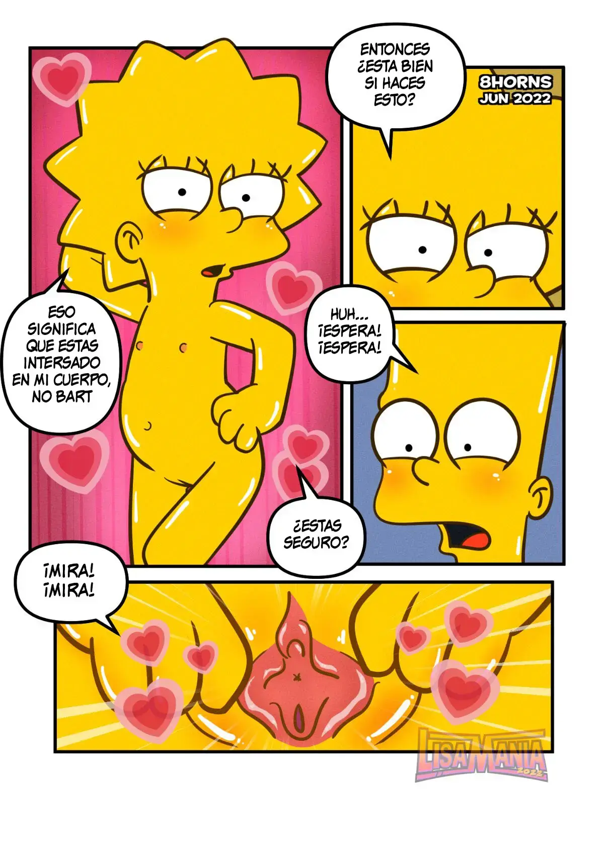 Lisamania: Baño Con Bart 27 eso no es justo verdad 6