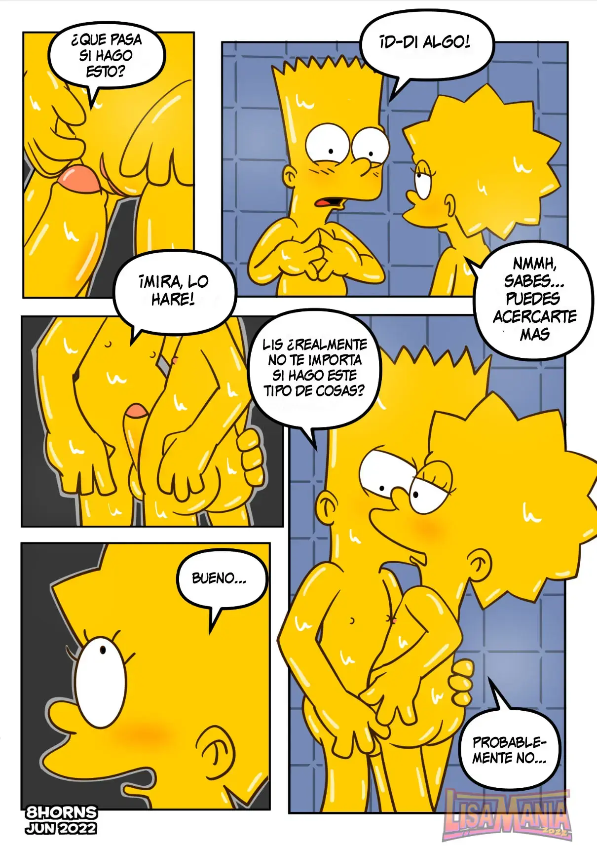 Lisamania: Baño Con Bart 29 eso no es justo verdad 8