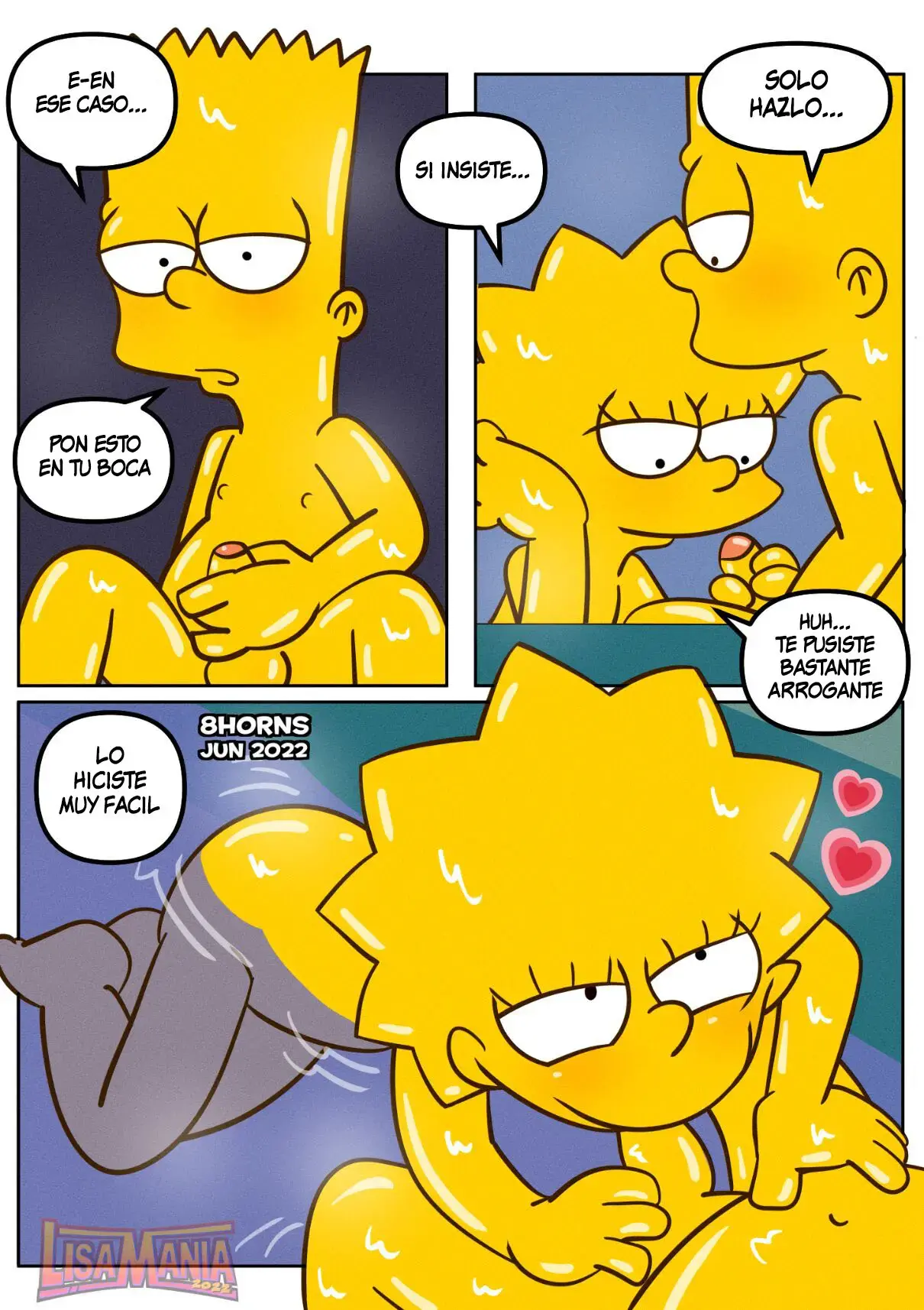 Lisamania: Baño Con Bart 30 eso no es justo verdad 9