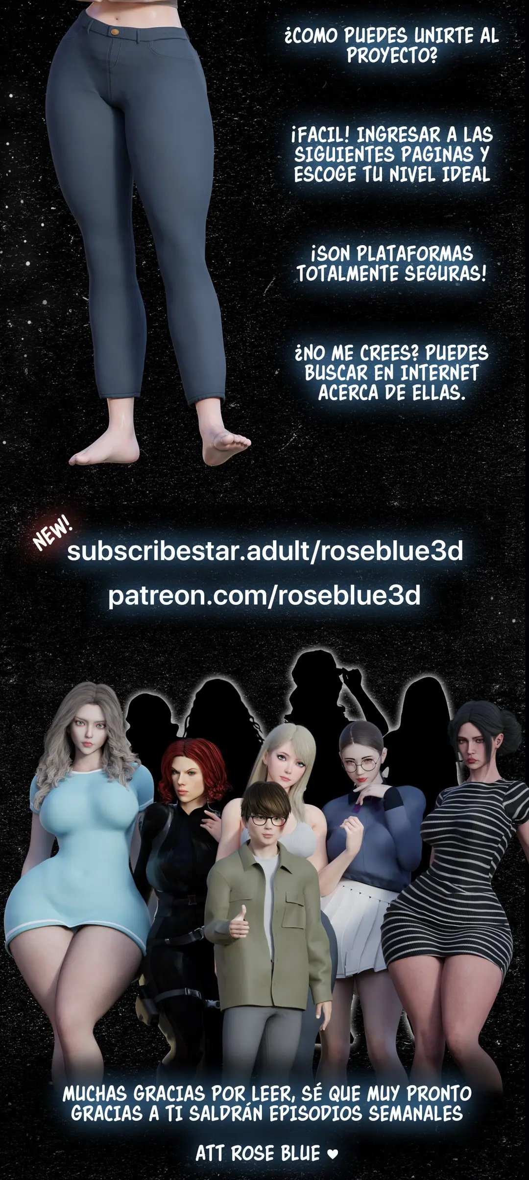 la viuda de mi vecina parte 6 roseblue3d 90